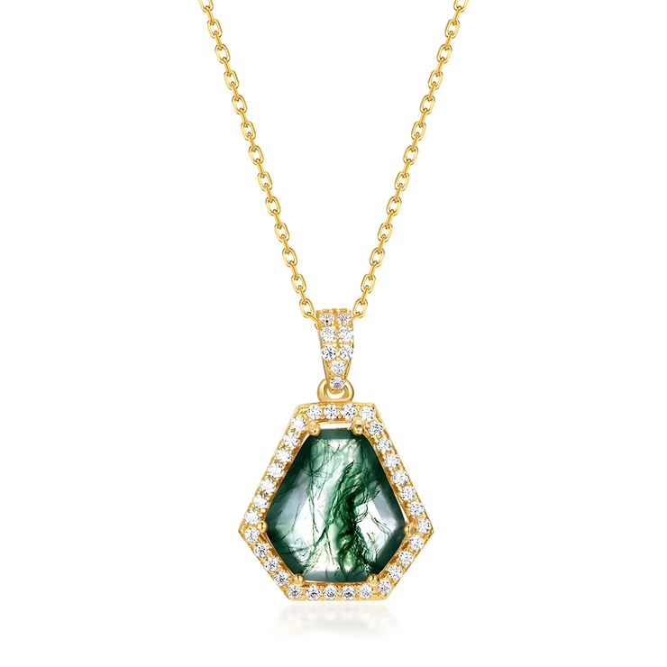 Collier Malachite Éclatant - Voyage Végétal | Bijoux Chakra