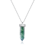 Collier Éblouissant en Malachite - Rivage d'Émeraude | Bijoux Chakra