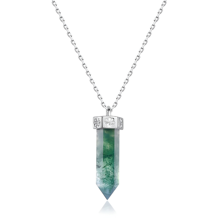 Collier Éblouissant en Malachite - Rivage d'Émeraude | Bijoux Chakra