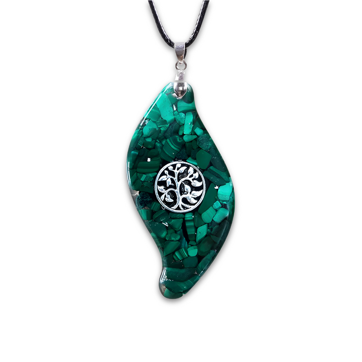 Collier Malachite - Émeraude Enchantée | Bijoux Chakra