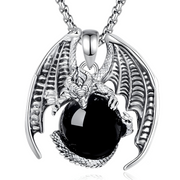 Collier Mystique en Obsidienne - Abysse Nocturne | Bijoux Chakra
