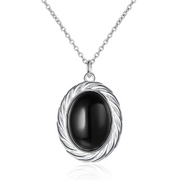 Collier Obsidienne - Éclat Volcanique envoûtant | Bijoux Chakra