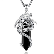 Collier en Obsidienne - Éclat Éternel | Bijoux Chakra