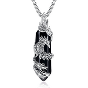 Collier Obsidienne - Éclat des Ténèbres Cristallines | Bijoux Chakra