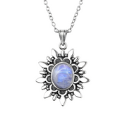 Collier envoûtant avec Pierre de Lune Naturelle - Éclat Mystique | Bijoux Chakra