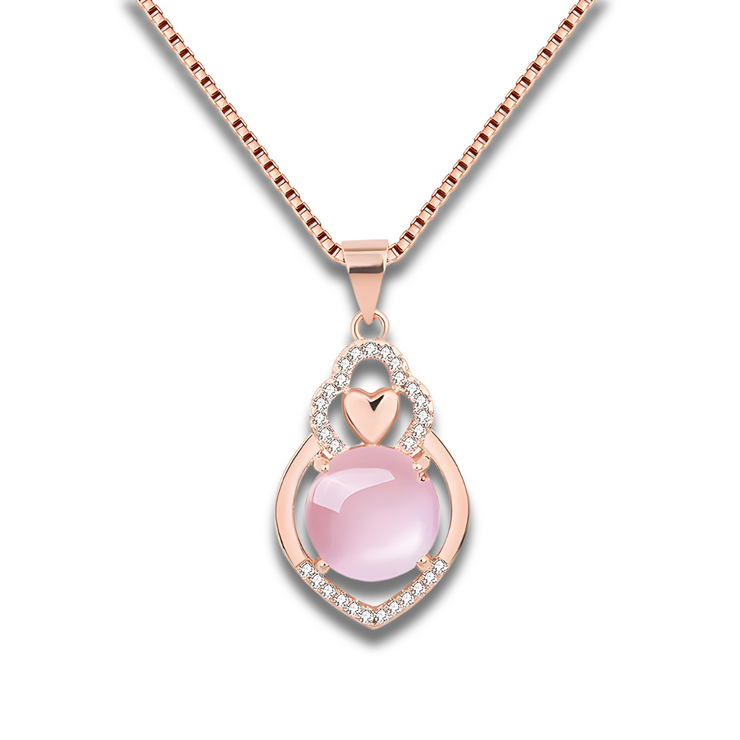 Collier Quartz Rose - Pureté Lumineuse Originelle | Bijoux Chakra