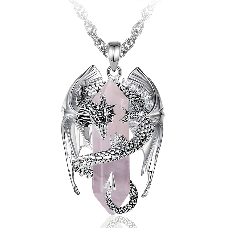 Collier en Quartz Rose - Éclat Subtil | Bijoux Chakra