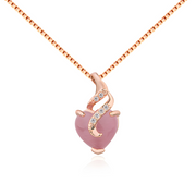 Collier envoûtant en Quartz Rose - Inspiration Opalescente | Bijoux Chakra