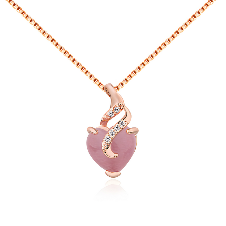 Collier envoûtant en Quartz Rose - Inspiration Opalescente | Bijoux Chakra