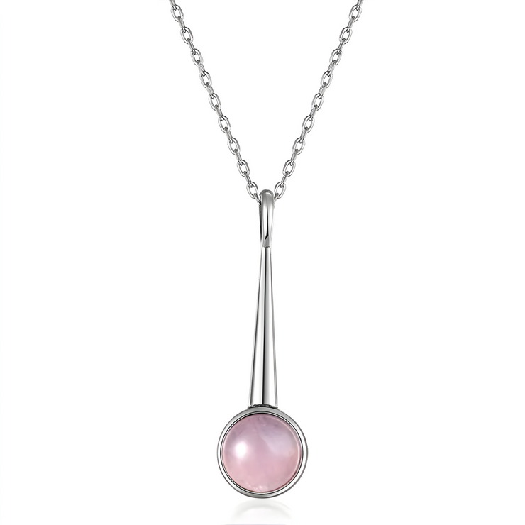 Collier Quartz Rose - Éclat Cristallin | Bijoux Chakra