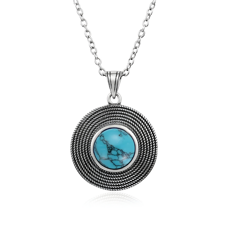 Collier Éthnique en Turquoise - Évasion Marine | Bijoux Chakra