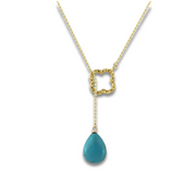 Élégant Collier Turquoise - Éclat du Ciel d'Arizona | Bijoux Chakra