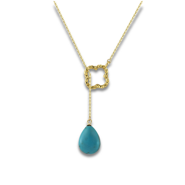 Élégant Collier Turquoise - Éclat du Ciel d'Arizona | Bijoux Chakra