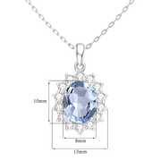 Collier d'Aigue-Marine - Éclat de la Nébuleuse d'Azur | Bijoux Chakra