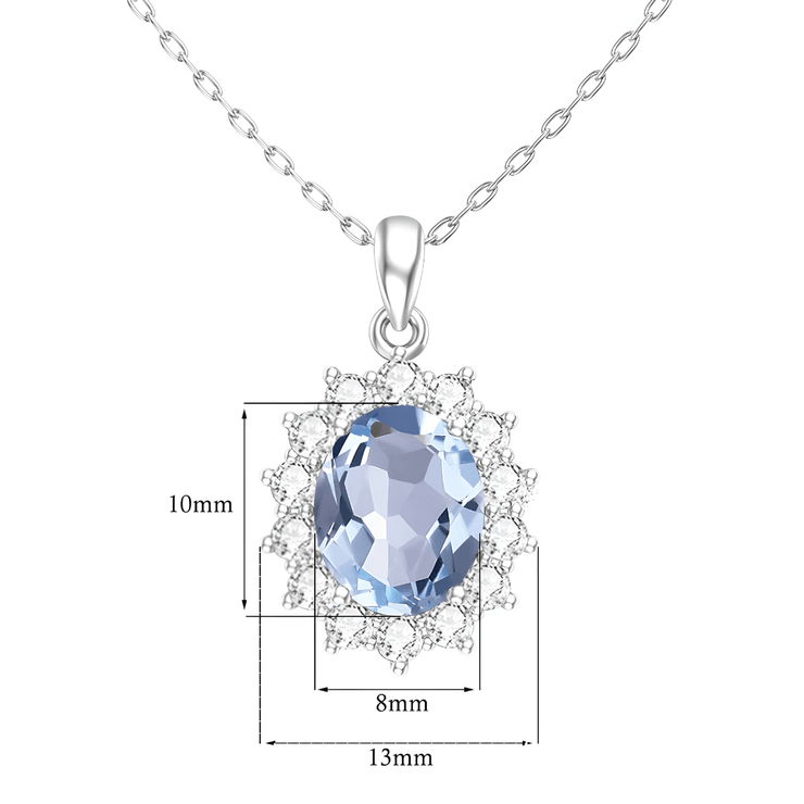 Collier d'Aigue-Marine - Éclat de la Nébuleuse d'Azur | Bijoux Chakra