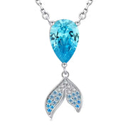 Collier Aigue Marine - Brillance Océanique 2 | Bijoux Chakra