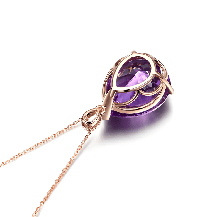 Collier en Or avec Améthyste - Éclat Enigmatique | Bijoux Chakra