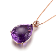 Collier en Or avec Améthyste - Éclat Enigmatique | Bijoux Chakra