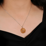 Collier Éclatant - Flamme de Citrine | Bijoux Chakra