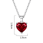 Collier Éblouissant en Grenat - Coeur Incarnat | Bijoux Chakra