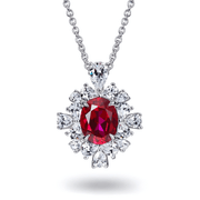 Collier Écarlate - Pendule en Grenat Lumineux | Bijoux Chakra