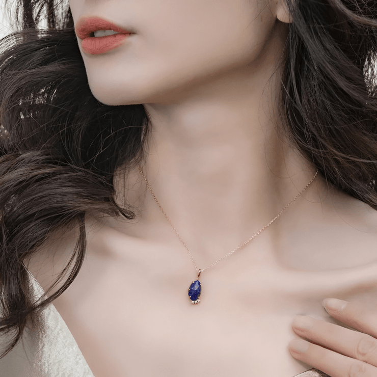 Authentique Collier Lapis Lazuli - Éclat Azuréen | Bijoux Chakra