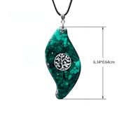 Collier Envoûtant en Malachite - Mystère de Jade | Bijoux Chakra