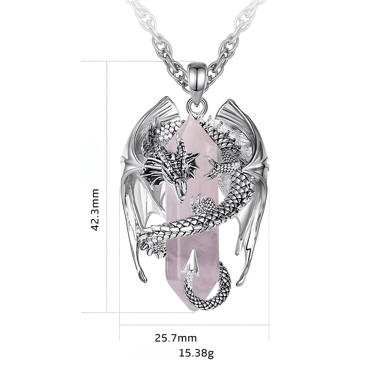 Collier en Quartz Rose - Éclat Subtil | Bijoux Chakra