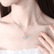 Collier Éclatant en Turquoise et Corail - Aqua Cœur | Bijoux Chakra