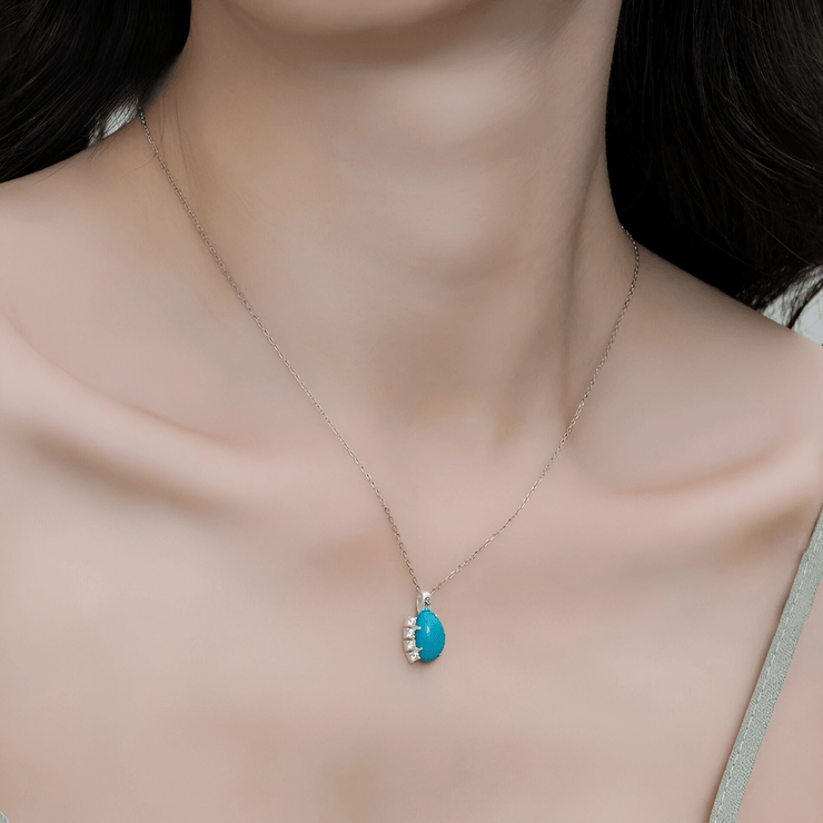 Authentique Collier en Turquoise - Chuchotement Aqua | Bijoux Chakra