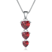 Colliers Grenat - Éclat Royal en Cascade | Bijoux Chakra