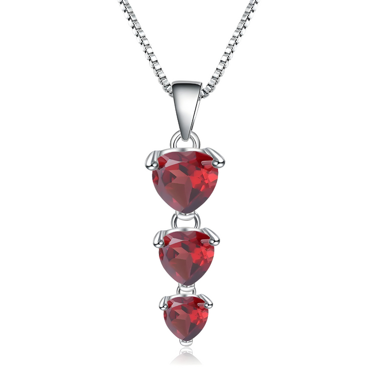 Colliers Grenat - Éclat Royal en Cascade | Bijoux Chakra