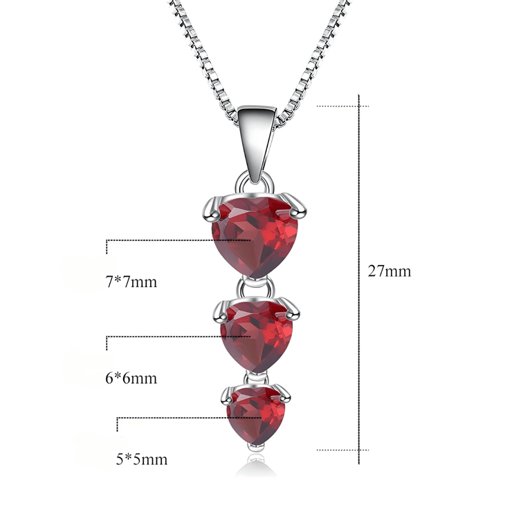 Colliers Grenat - Éclat Royal en Cascade | Bijoux Chakra
