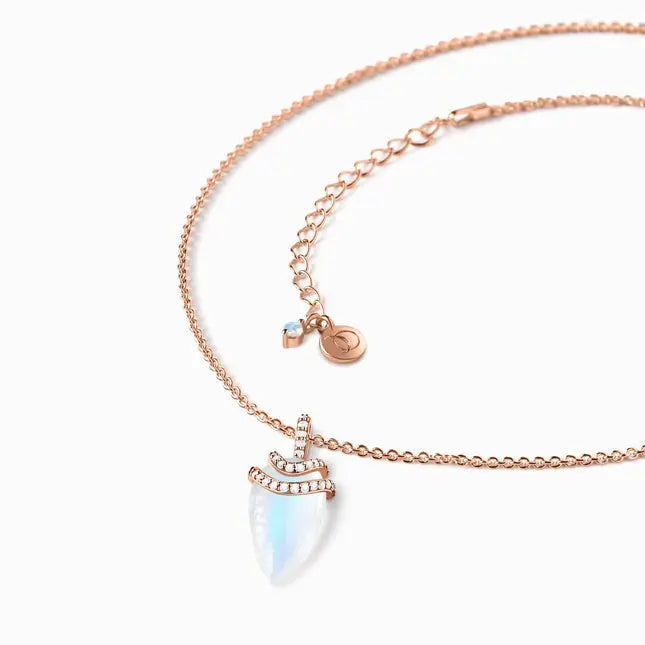 Pendentif "Goutte Divine" en Envoûtante Pierre de Lune | Bijoux Chakra