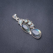 Pendentif Élégance Goutte d'Asia en Pierre de Lune | Bijoux Chakra