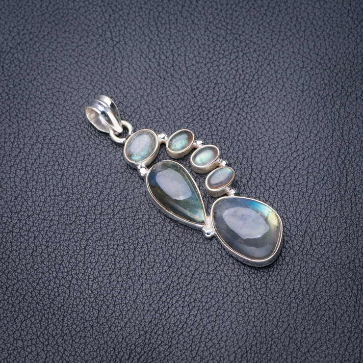 Pendentif Élégance Goutte d'Asia en Pierre de Lune | Bijoux Chakra