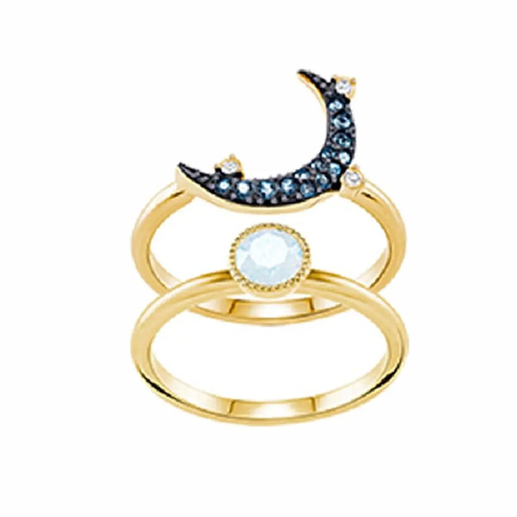 Anneau "Dualités" en Pierre de Lune | Bijoux Chakra