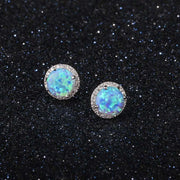 Boucles d'Oreilles en Argent et Opale "Clarté de Pleine Lune" | Bijoux Chakra