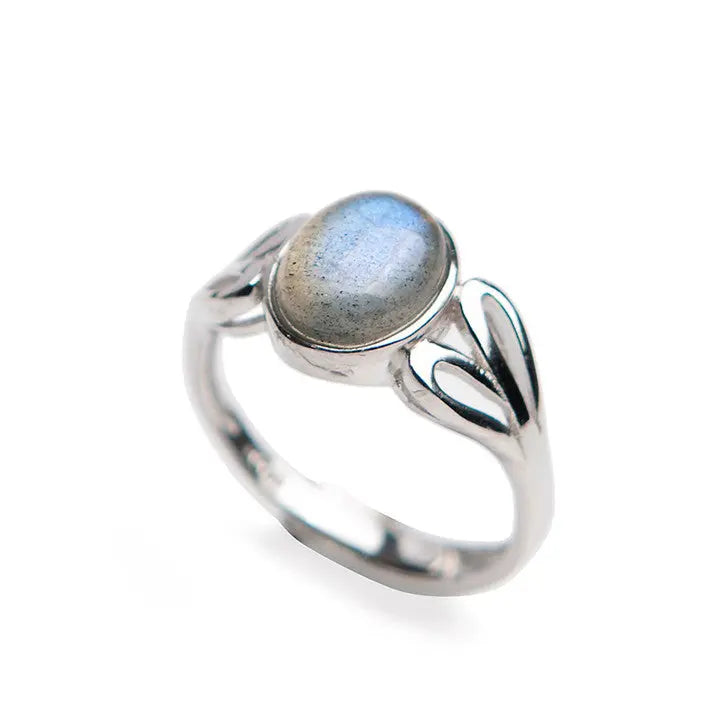Bague Pierre de Lune Ajustable "Novae" | Bijoux Chakra