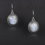 Boucles d'Oreilles Safeguard en Pierre de Lune | Bijoux Chakra