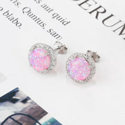 Boucles d'Oreilles en Argent et Opale "Clarté de Pleine Lune" | Bijoux Chakra