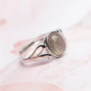 Bague Pierre de Lune Ajustable "Novae" | Bijoux Chakra