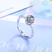 Bague ajustable envoûtante avec Pierre de Lune "Vénus" | Bijoux Chakra