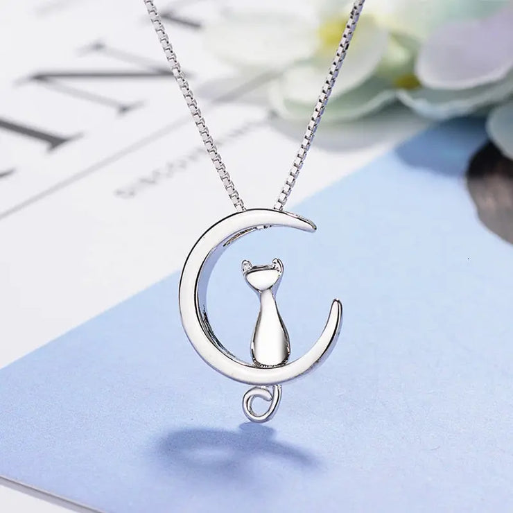 Collier Lune Évocateur "Félin" | Bijoux Chakra