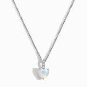 Pendentif Éclatant en Pierre de Lune "Cœur Authentique" | Bijoux Chakra