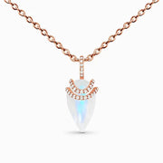 Pendentif "Goutte Divine" en Envoûtante Pierre de Lune | Bijoux Chakra