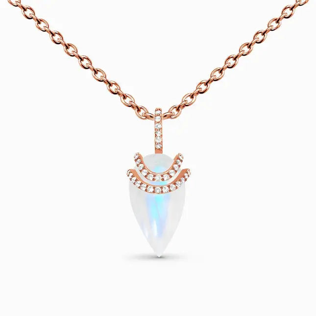Pendentif "Goutte Divine" en Envoûtante Pierre de Lune | Bijoux Chakra