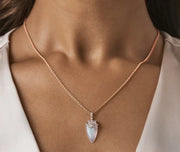 Pendentif "Goutte Divine" en Envoûtante Pierre de Lune | Bijoux Chakra