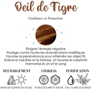 Bague Éblouissante en Oeil de Tigre - Reflets Dorés | Bijoux Chakra