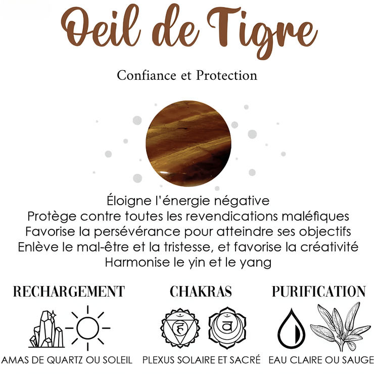 Bague Éblouissante en Oeil de Tigre - Reflets Dorés | Bijoux Chakra